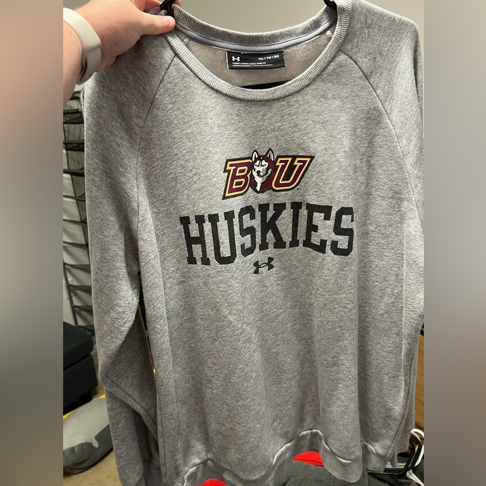 Men’s XL Under Armour Bloomsburg Huskies Crewneck